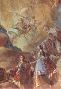 Francisco Goya Detail of Mary Queen of Martyrs France oil painting artist